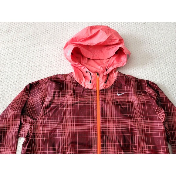 Nike Phenom Vapor Women's Hooded Windbreaker Running Wind Jacket,M 532187-208 - Picture 2 of 9